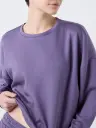 Wunderlove Purple Solid Sweatshirt set