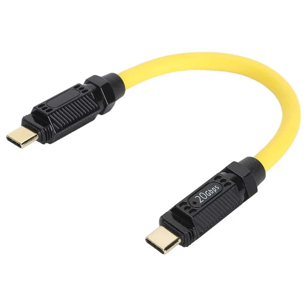 TECPHILE 140W Type-C to Type-C Straight Cable (20CM)