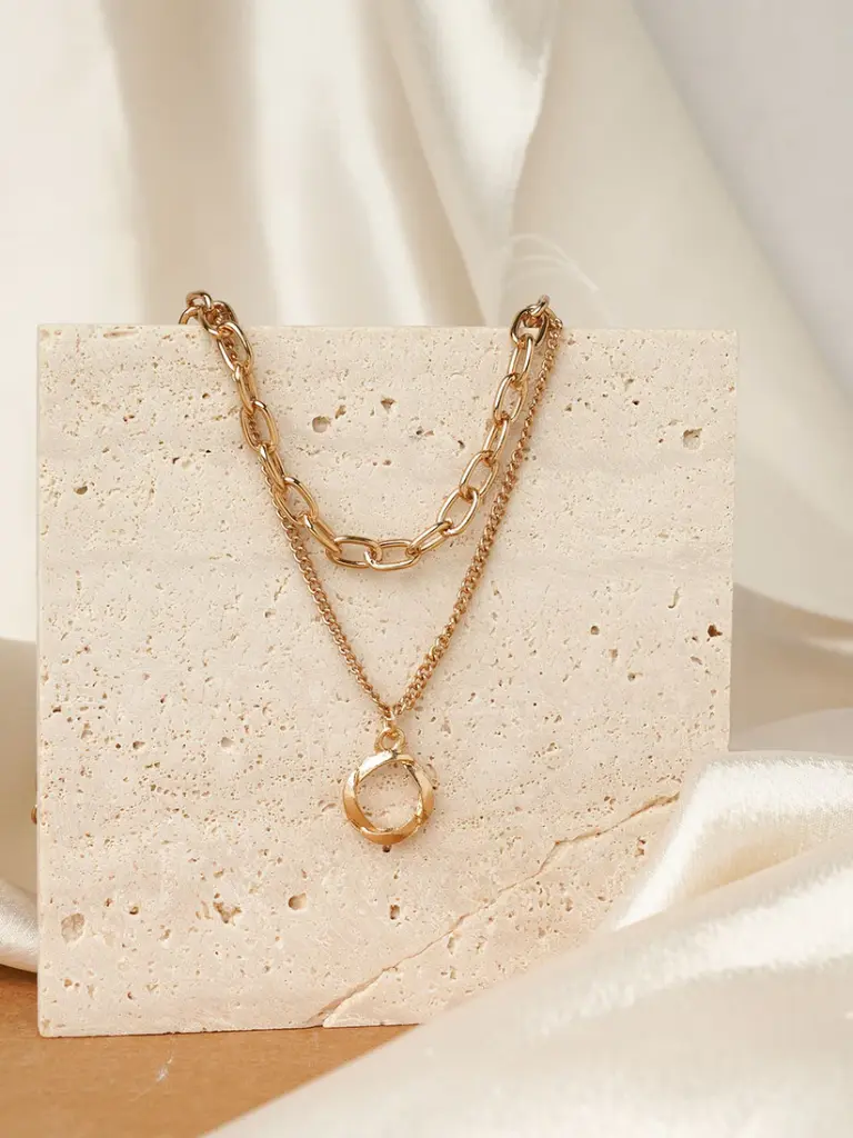 Ring Layered Necklace