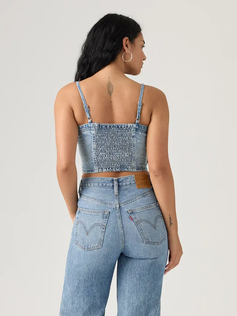 Women's Jadine Denim Cami Tank Top (S)