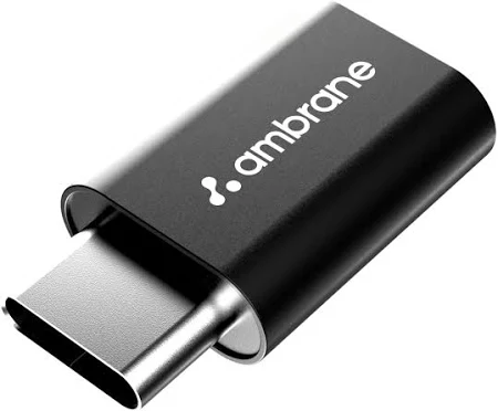 Ambrane Type-C to Micro USB OTG Adapter for 3A Fast Charging and Data Sync